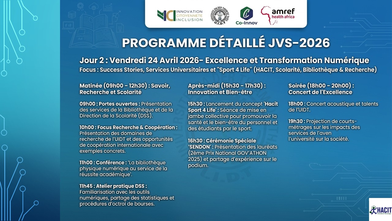 PROGRAMME DETAILLE V24